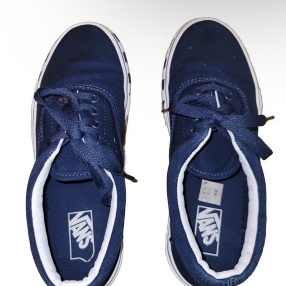 Vans 4.5 kids/mens 6 womens navy blue shoes - Picture 5 of 7